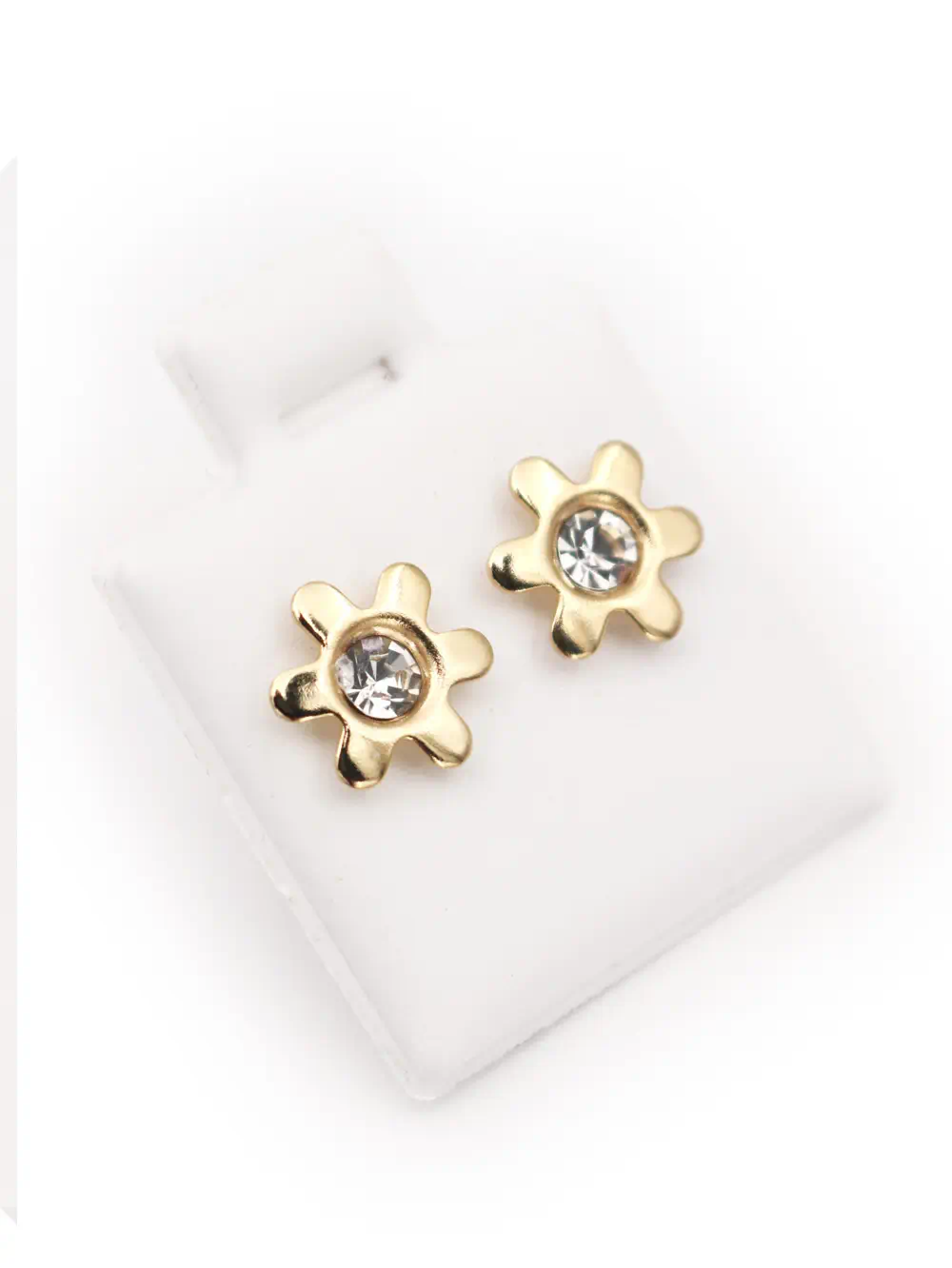 ARETE DE ACERO DORADO MODELO FLOR