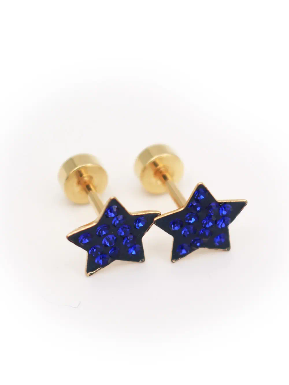 ARETE DE ACERO DORADO MODELO ESTRELLA AZUL TAMBOR