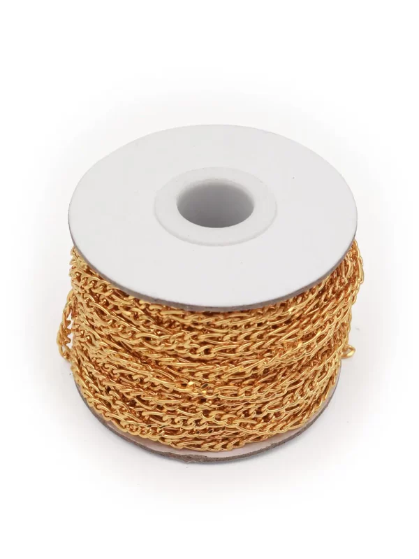 CADENA DE METAL DORADO - 25m