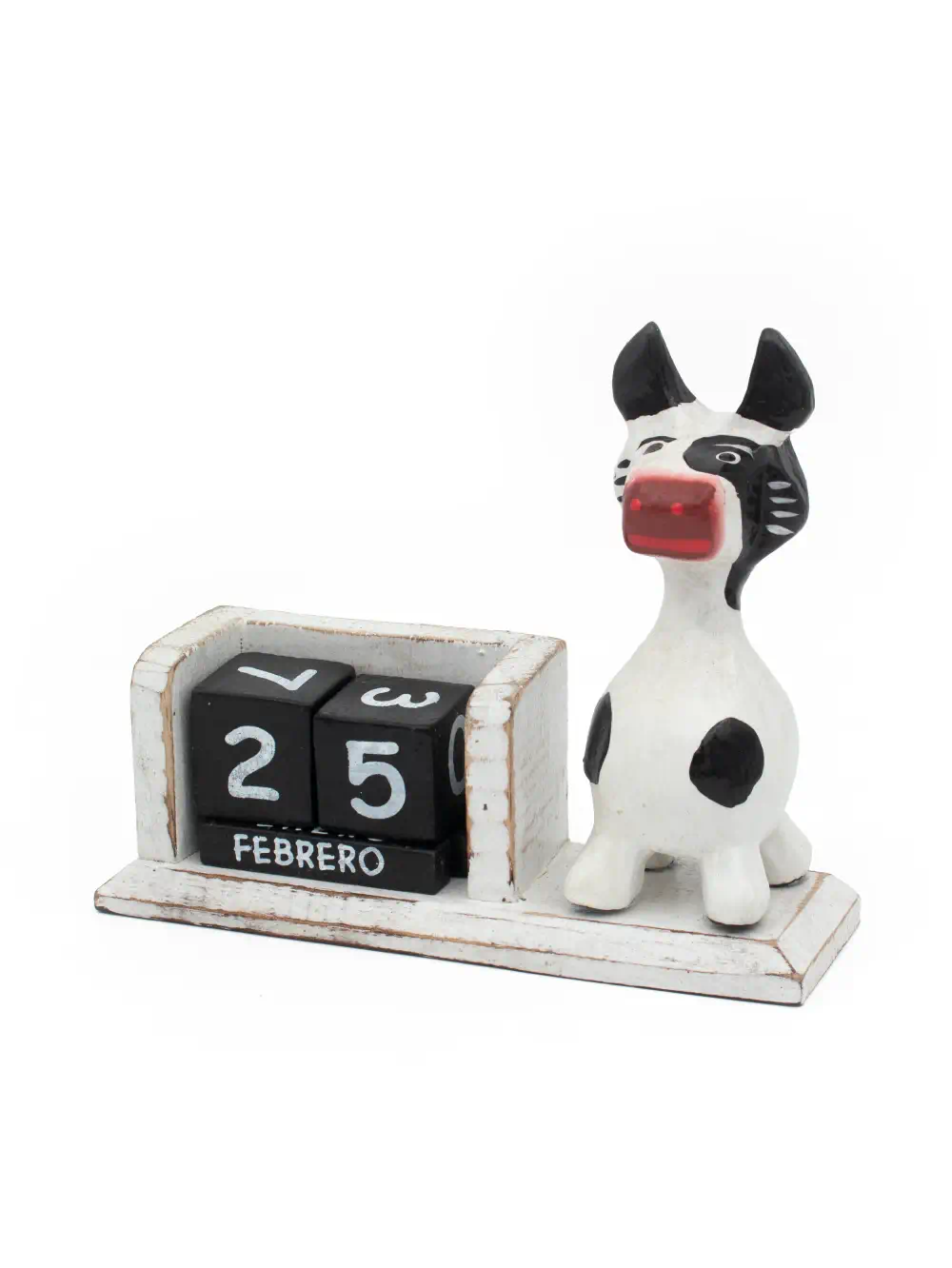 CALENDARIO DE MADERA VACA