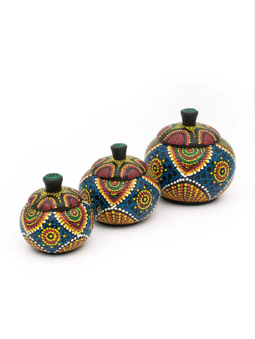 SET DE 3 OLLAS PINTADO-C