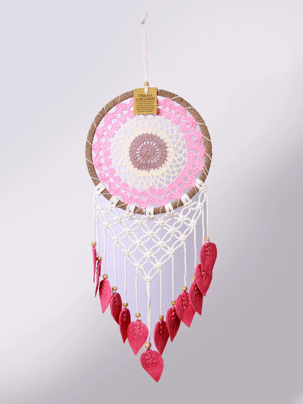 ATRAPASUEÑO KOBEL CROCHET ROSADO