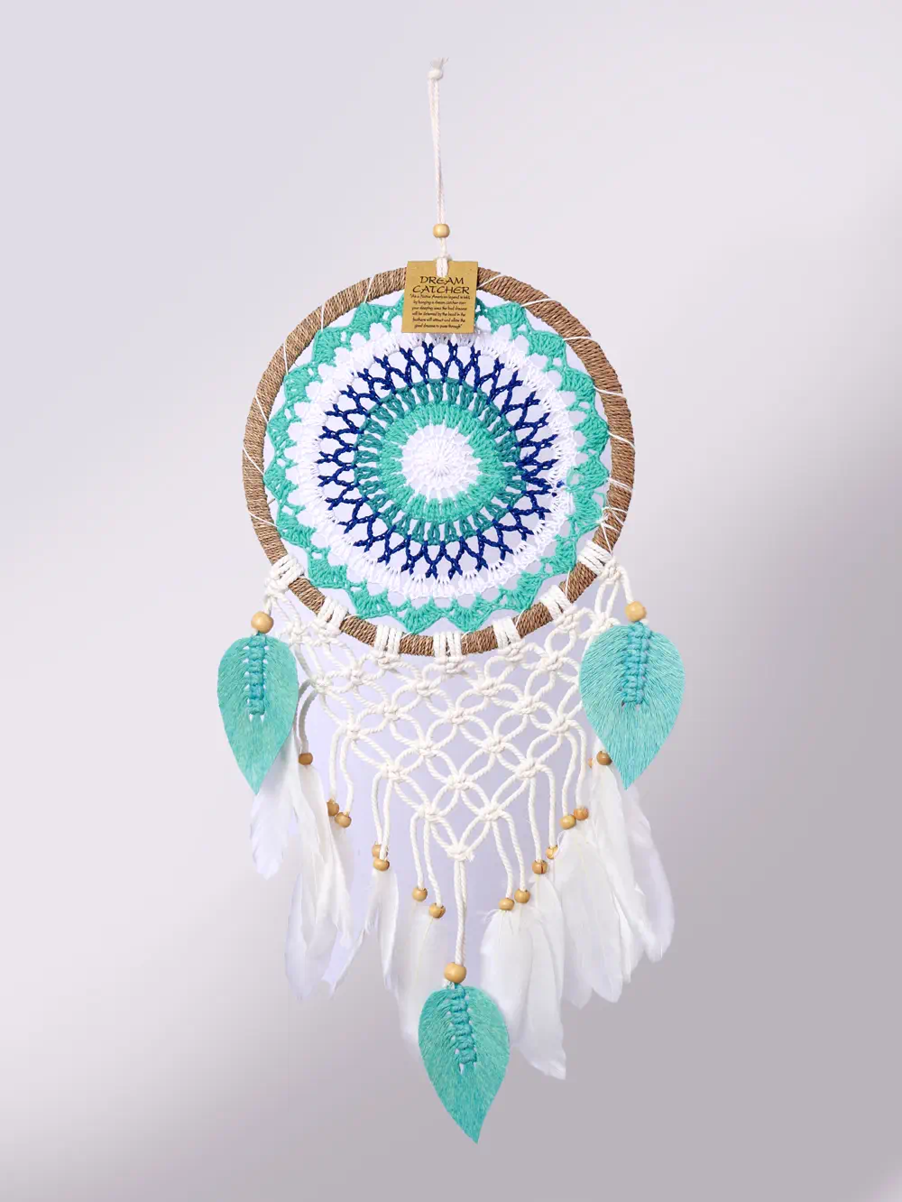 ATRAPASUEÑO KOBEL CROCHET 3 HOJAS