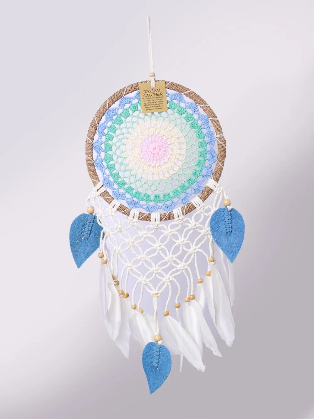 ATRAPASUEÑO KOBEL CROCHET 3 HOJAS