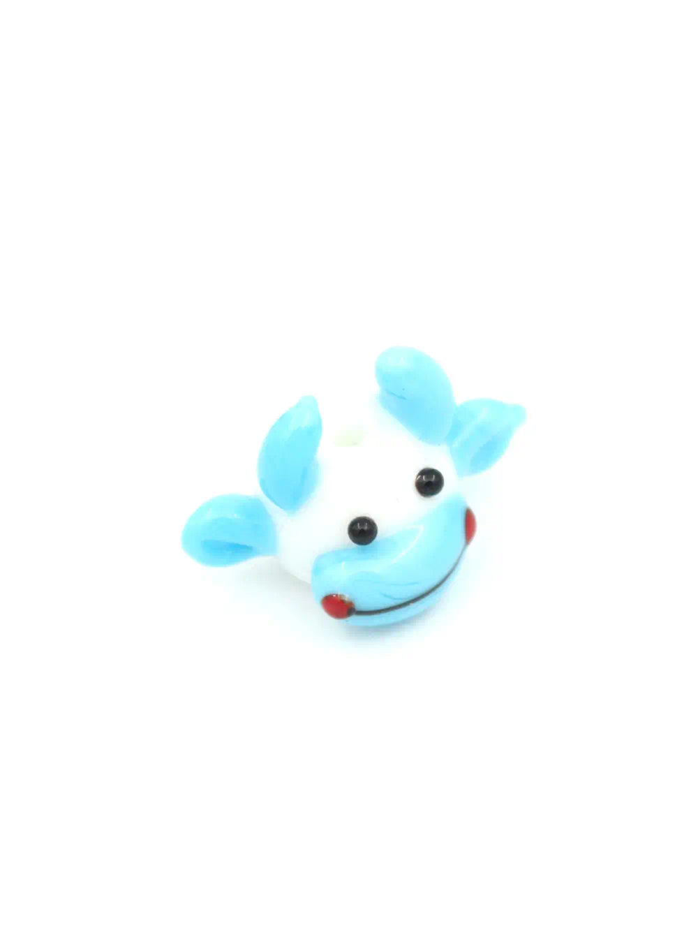 DIJE PASANTE DE VIDRIO FIGURA VACA