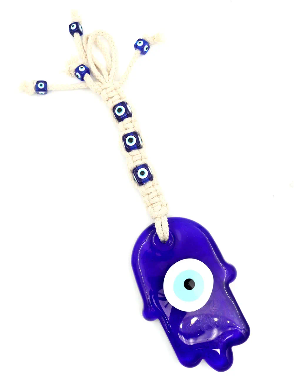 COLGANTE DE OJO TURCO Y MANO DE FATIMA