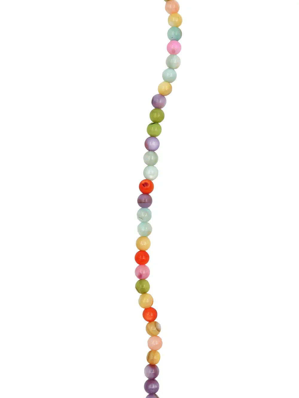 TIRA DE NACAR BOLITAS MULTICOLOR