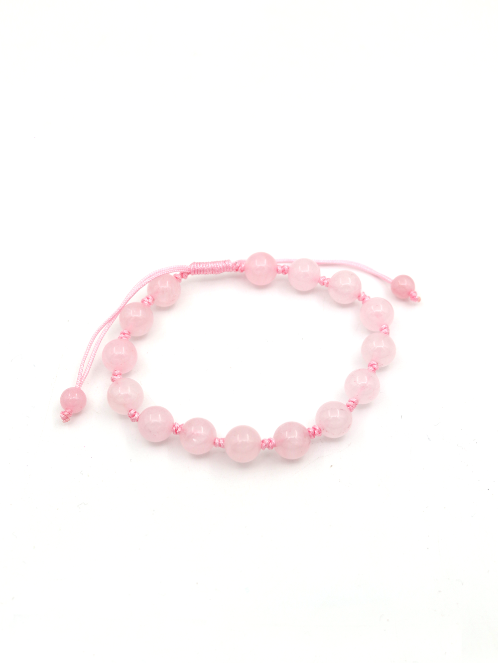 PULSERA DE HILO CON CUARZO ROSADO