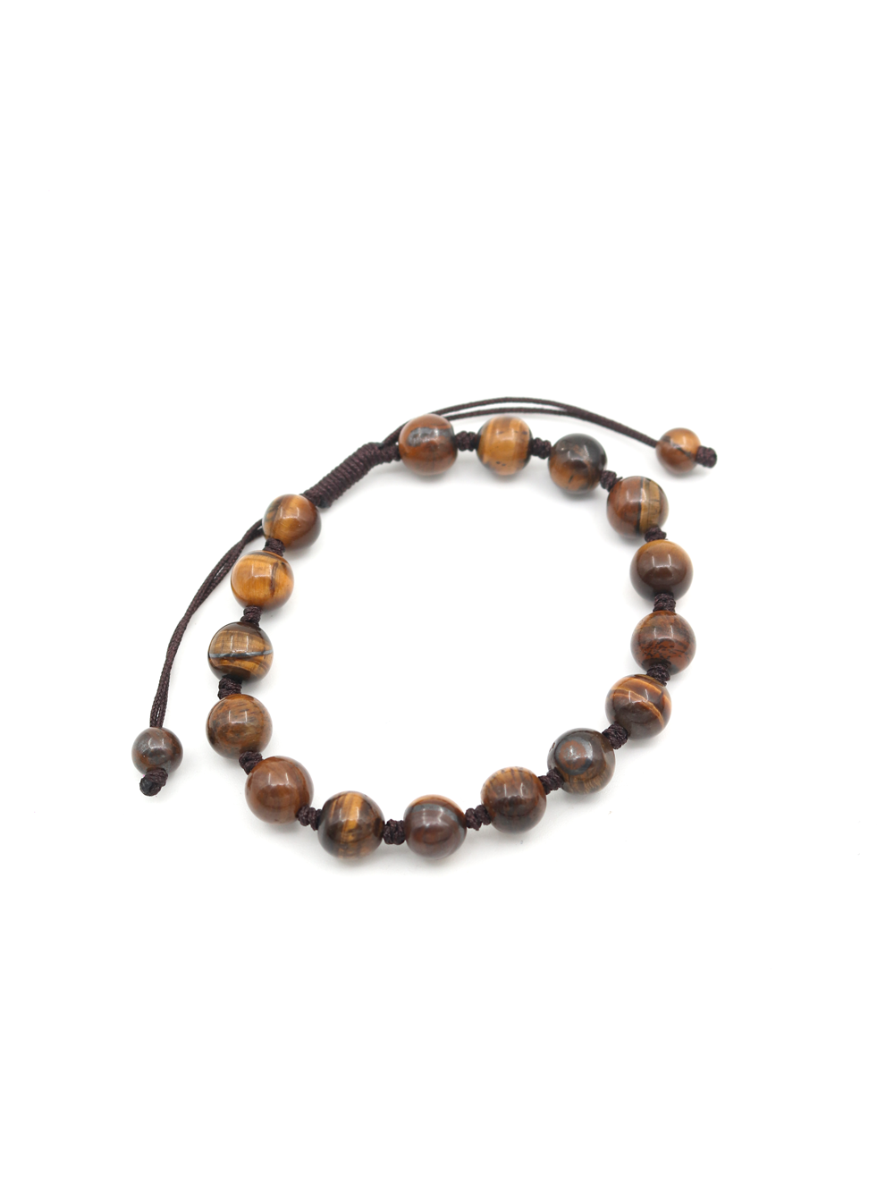 PULSERA DE HILO CON PIEDRA OJO DE TIGRE