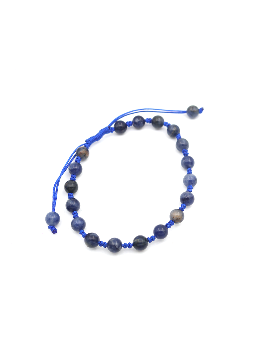 PULSERA DE HILO CON PIEDRA SODALITA