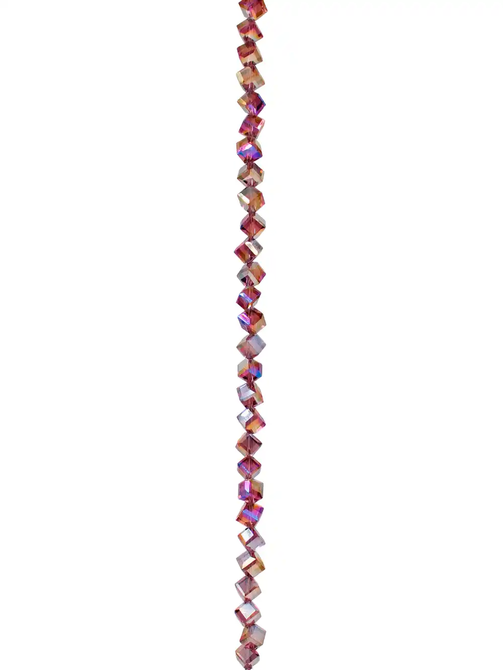 TIRA DE MURANO ROMBO PURPURA TORNASOLADO