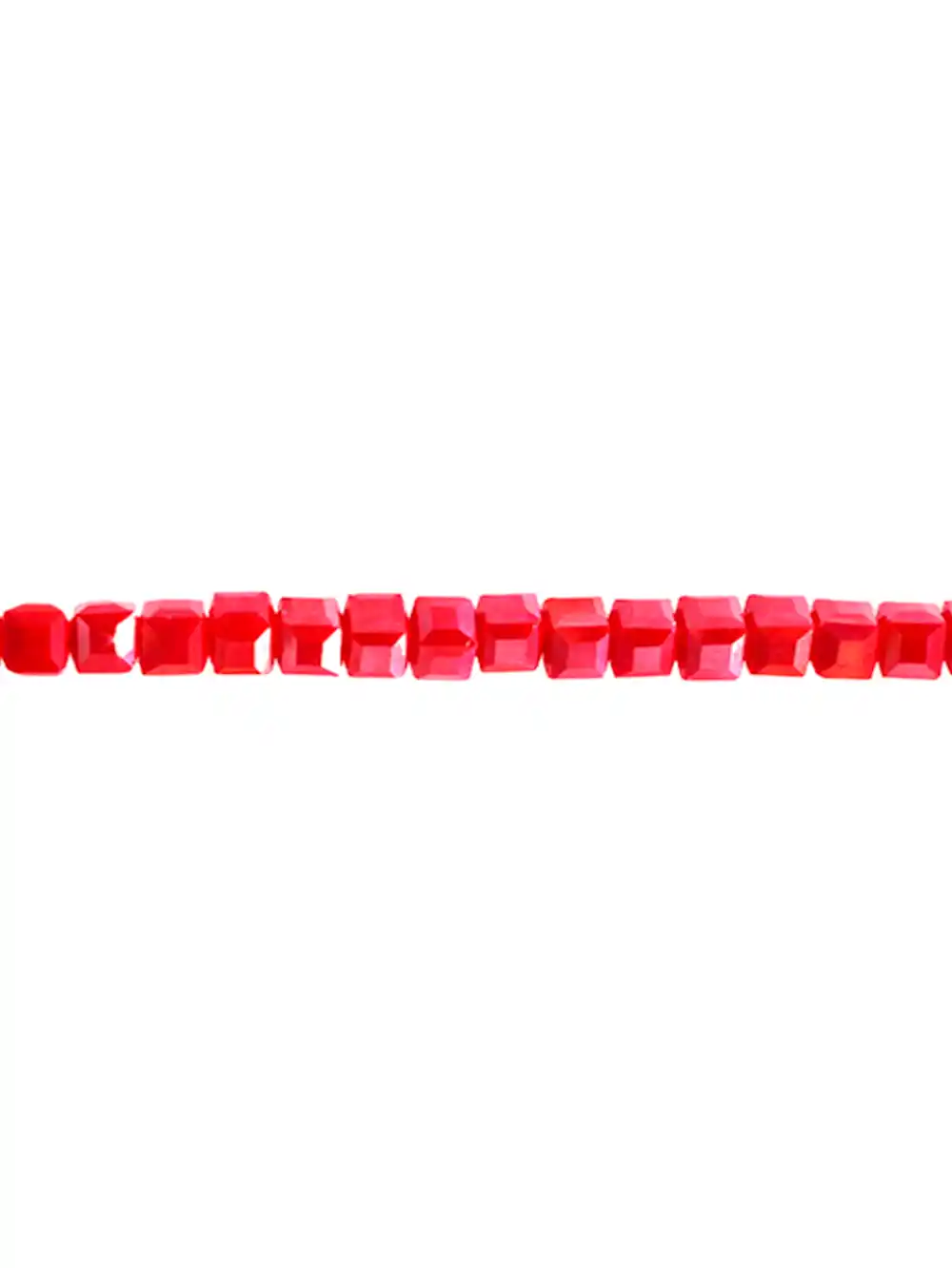 TIRA DE MURANO CUBO ROJO - Imagen 2