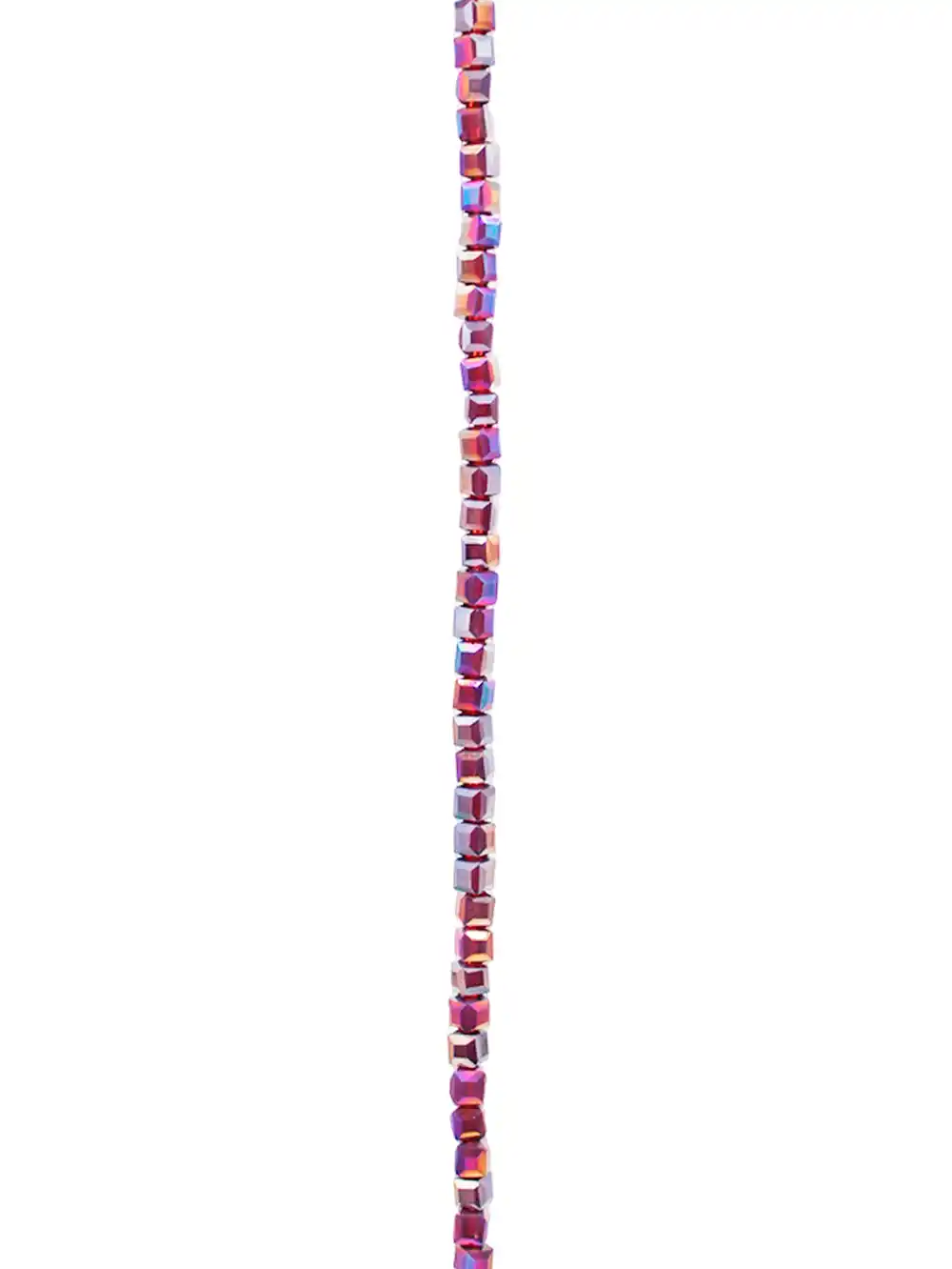 TIRA DE MURANO CUBO MORADO